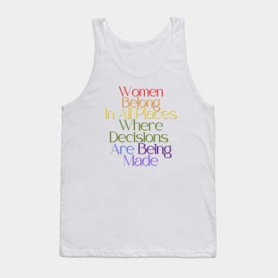 Women Belong Tank Top